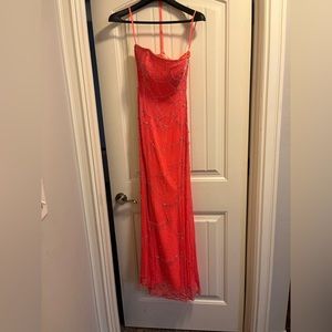 Pink prom dress
